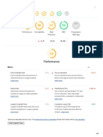 Performance: Performance Accessibility Best Practices SEO Progressive Web App