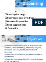 Week 3. Dispensing