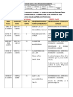 Bitácora Horas de Reposición 3 Logbook