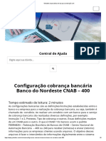 Configuração Cobrança Bancária Banco Do Nordeste CNAB - 400