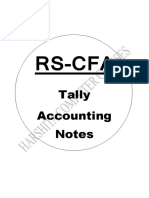 Rs-Cfa: Tally Accounting Notes