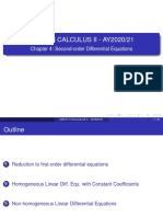 Chapter 4 - Second-Order Differential Equations