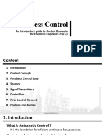 Process Control: An Introductory Guide To Control Concepts For Chemical Engineers (1 of 4)