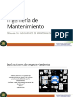 Clase de Indicadores de Mantenimiento