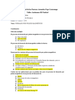 Formado Por Pulsos Magnéticos Cuestionario