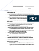 Primer Examen Parcial de Psiquiatría Nota