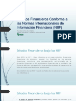 Estados Financieros Conforme A Las Normas Internacionales de