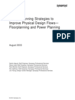 Design Planning Strategies To Improve Physical Design Flows - Floorplanning and Power Planning