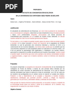 Propuesta Educación Ambiental en La UdeC