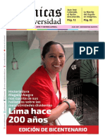 Revista Virtual Crónicas de La Diversidad Edición Por El Bicentenario Peruano