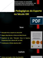 Perspectivas Pedagógicas Do Esporte No Século XXI