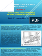 Clase 09 - Refractarios y Hornos Metalúrgicos - MODULO II