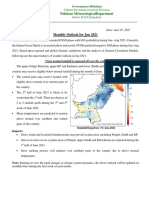 Monthly Outlook For Jun 2021: Pakistan Meteorologicaldepartment