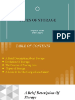 Types of Storage