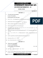 Board of Intermediate Education (Ap) : Junior Inter Mathematics