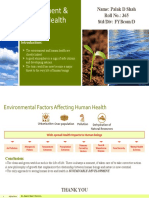 Environment & Human Health EVS PPT - NEW