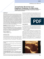 Intrathyroidal Lymphoepithelial (Branchial) Cyst: Diagnostic and Management Challenge of A Rare Entity