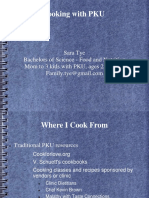 Cooking For The PKU Diet Tye