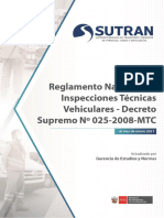 Reglamento Nacional de Inspecciones Técnicas Vehiculares PDF