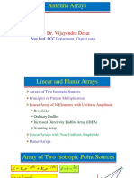 Antenna Arrays: Dr. Vijayendra Desai