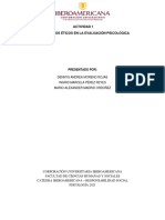 Actividad 1 - Lineamientos Éticos en La Evaluación Psicológica