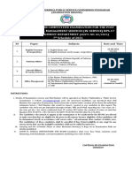 Date Sheet For Pms in Service 02 2021