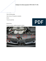 Tutorial Instalação de Farol Projetor PEUGEOT 206.