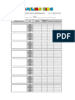 Formato Asistencia Semanal