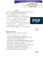 Upper-Intermediate 12: Oxford File