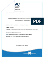 Características Socioculturales de Las Grupos Humanos en Guatemala