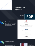 Organisational Objectives: Vikas Tanwar - IBDP 1