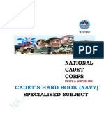 Cadet'S Hand Book (Navy) : Specialised Subject