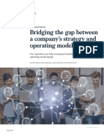 Bridging The Gap Between A Companys Strategy and Operating Model VF