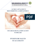 Plan de Trabajo Materno Perinatal