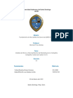 Análisis Del Micro Entorno y Macro Entorno de Una Organización