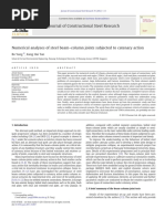 Numerical Analyses of Steel Beam-Column Joints Subjected To Catenary Action