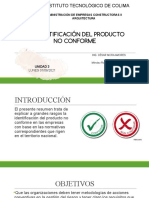 Identificación Del Producto No Conforme