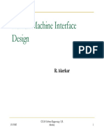 Human Machine Interface Human Machine Interface Design G: R. Akerkar