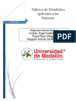 Talleres 1-2-3 Estadisticas Aplicadas A Las Finanzas