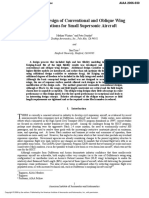 Conceptual Design of Conventional and Oblique Wing Configurations For Small Supersonic Aircraft