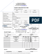 Student'S Registration Form