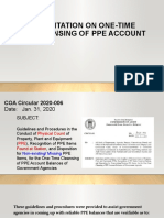 Form0 Guidelines in The Cleansing of Ppe Inventory