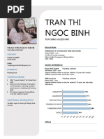 TEACHING ASSISTANT - TRẦN THỊ NGỌC BÌNH- CV