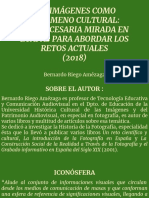 Las Imágenes Como Fenómeno Cultural - Una Necesaria Mirada en Etapas para Abordar Los Retos Actuales (2018)