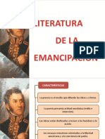 Literatura de La Emancipacion