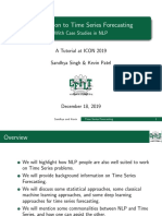 ICON Tutorial 2019 Time Series Forecasting