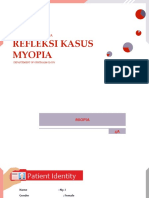 Refleksi Kasus Myopia: Ilmu Kesehatan Mata