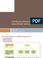 Types of Strategies in Strategic Management