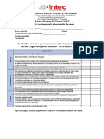 Matriz-Observación de Clase