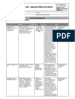 Análise Prévia Do Risco - Escavação Manual Com Martelete